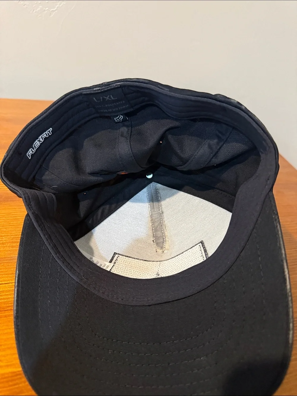 Fox Black Flexfit Camo Flag Patch Hat